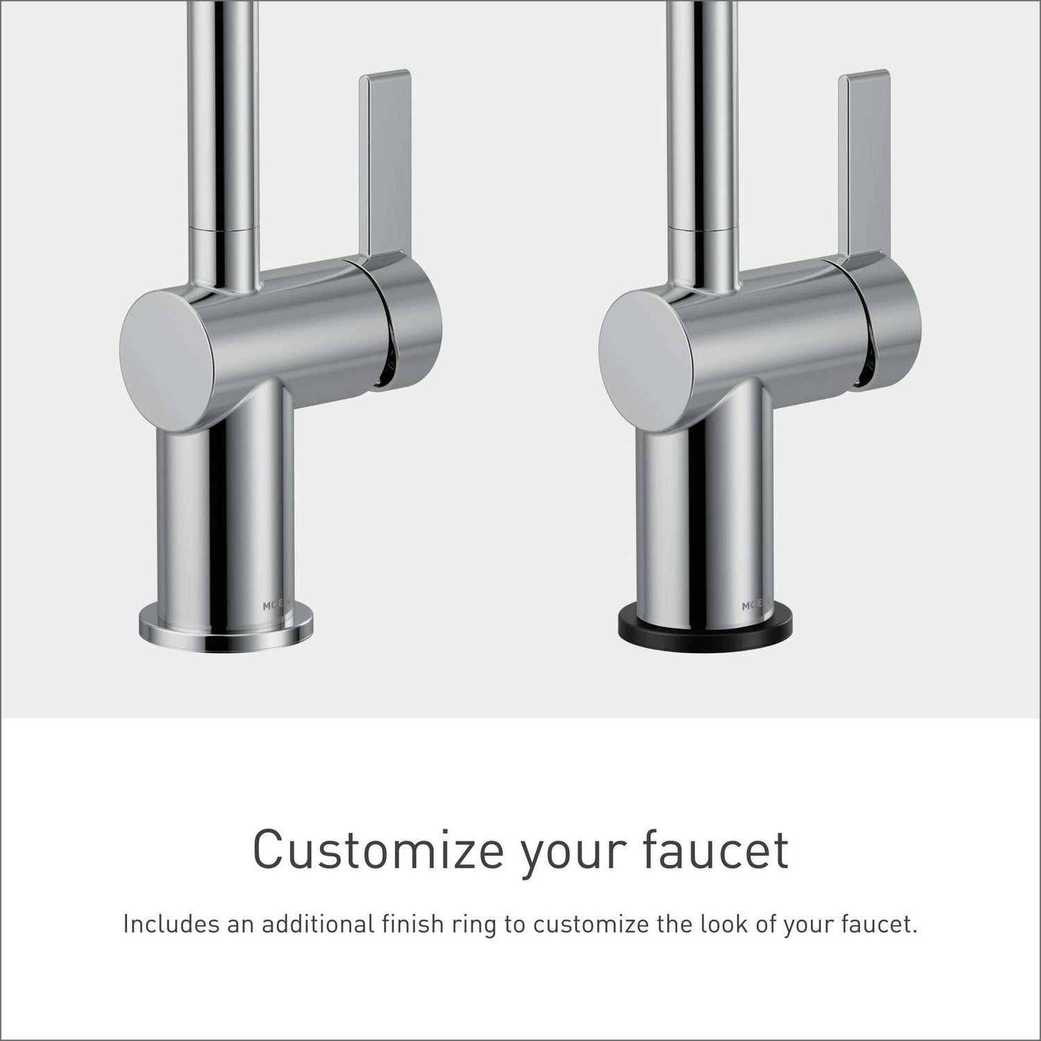 Moen CIA 6221 Single Handle Bathroom Sink Faucet in Chrome (Drain and Deck Plate Included)