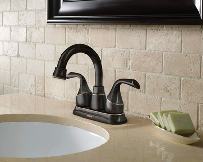 MOEN Idora 84115BRB Centerset 2-Handle Bathroom Faucet in Mediterranean Bronze