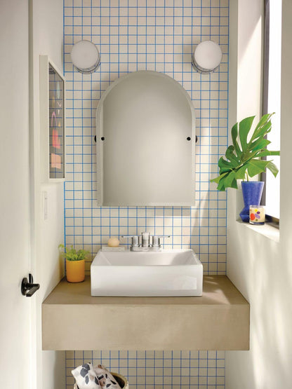 Moen Laris Two-Handle 4” Centerset Modern Bathroom Faucet, 84015