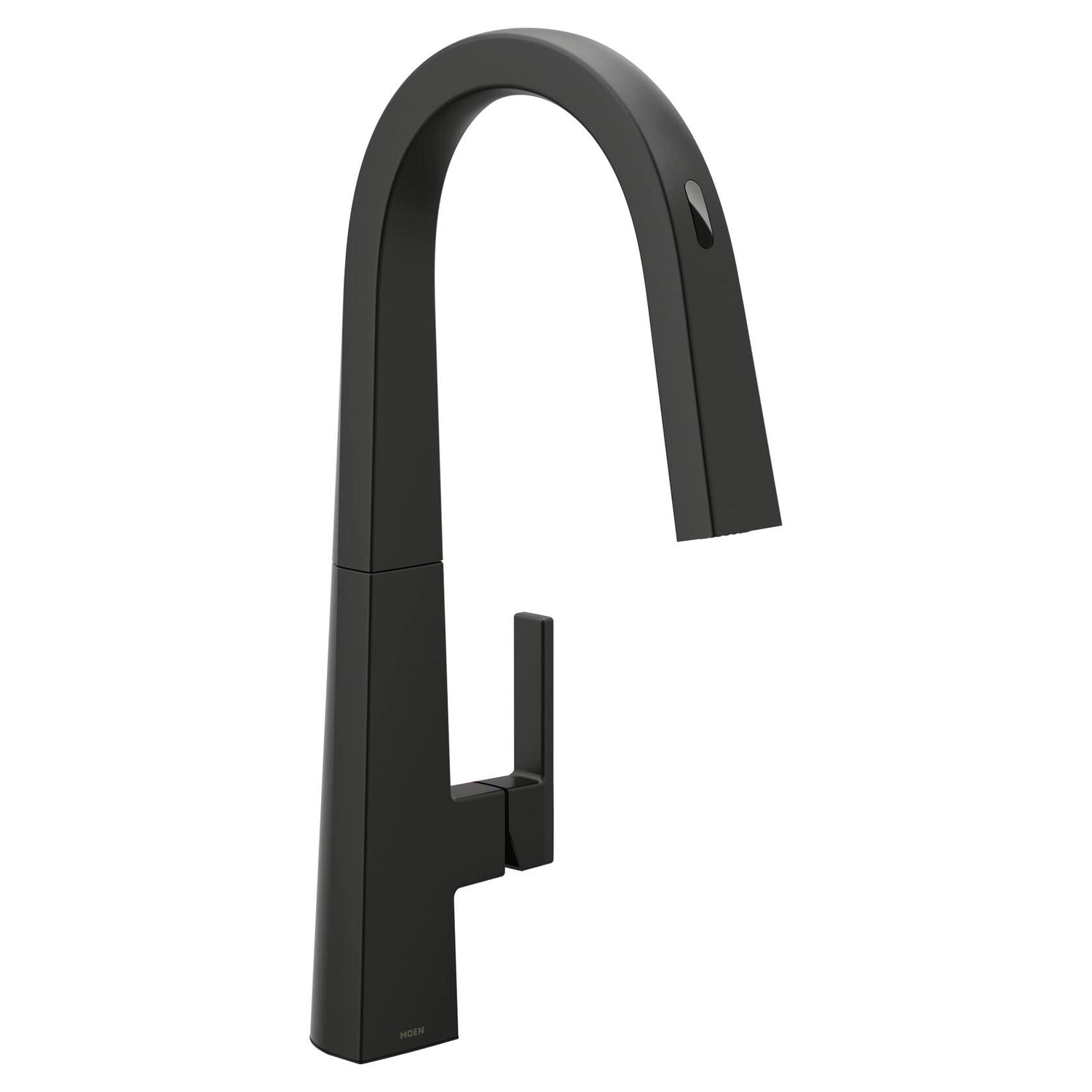 MOEN Nio S75005EV2BL Smart Faucet Touchless Pull-Down Sprayer Kitchen Faucet with Voice and Motion Control in Matte Black