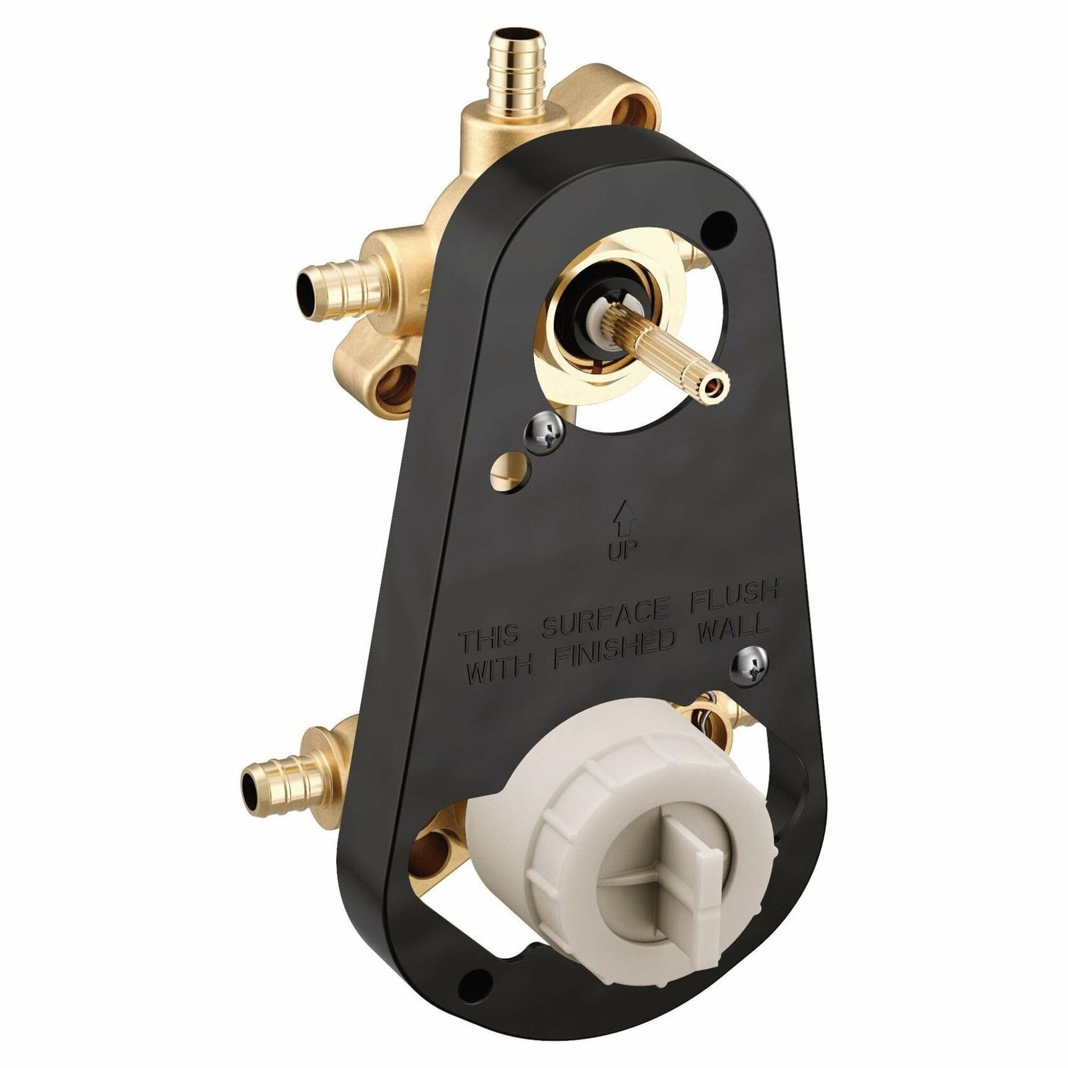 MOEN M-CORE U232XS Mixing Valve with 2 or 3 Function Integrated Transfer Valve with Crimp Ring PEX Connections and Stops