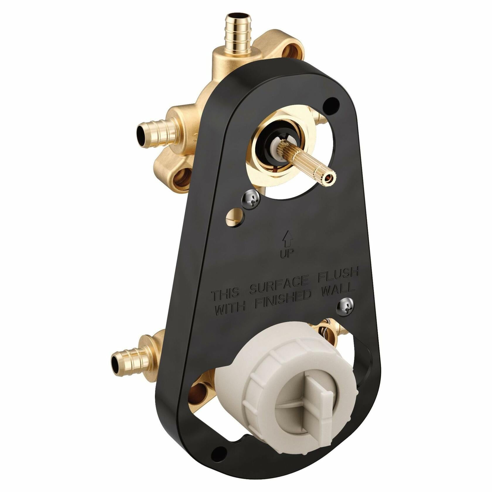 MOEN M-CORE U232XS Mixing Valve with 2 or 3 Function Integrated Transfer Valve with Crimp Ring PEX Connections and Stops