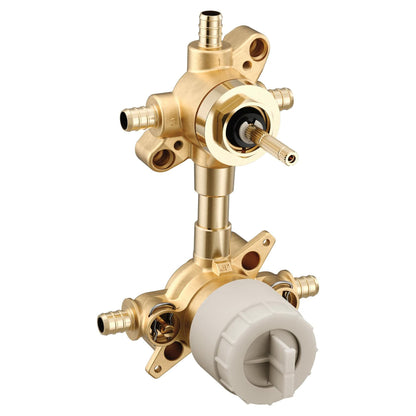 MOEN M-CORE U232XS Mixing Valve with 2 or 3 Function Integrated Transfer Valve with Crimp Ring PEX Connections and Stops