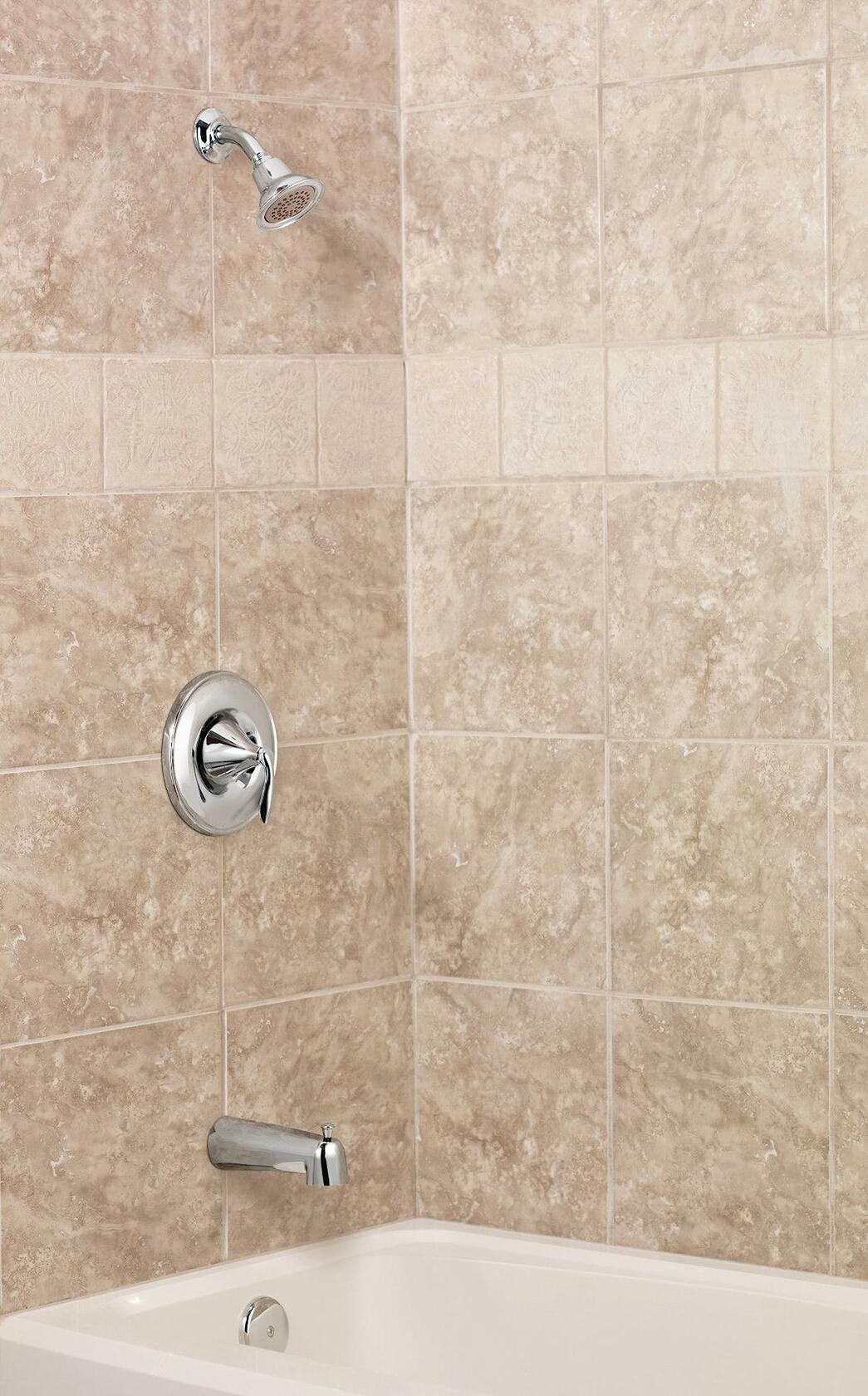 MOEN Eva T2131BN Single-Handle Posi-Temp Valve Trim Kit in Brushed Nickel (Valve Not Included)