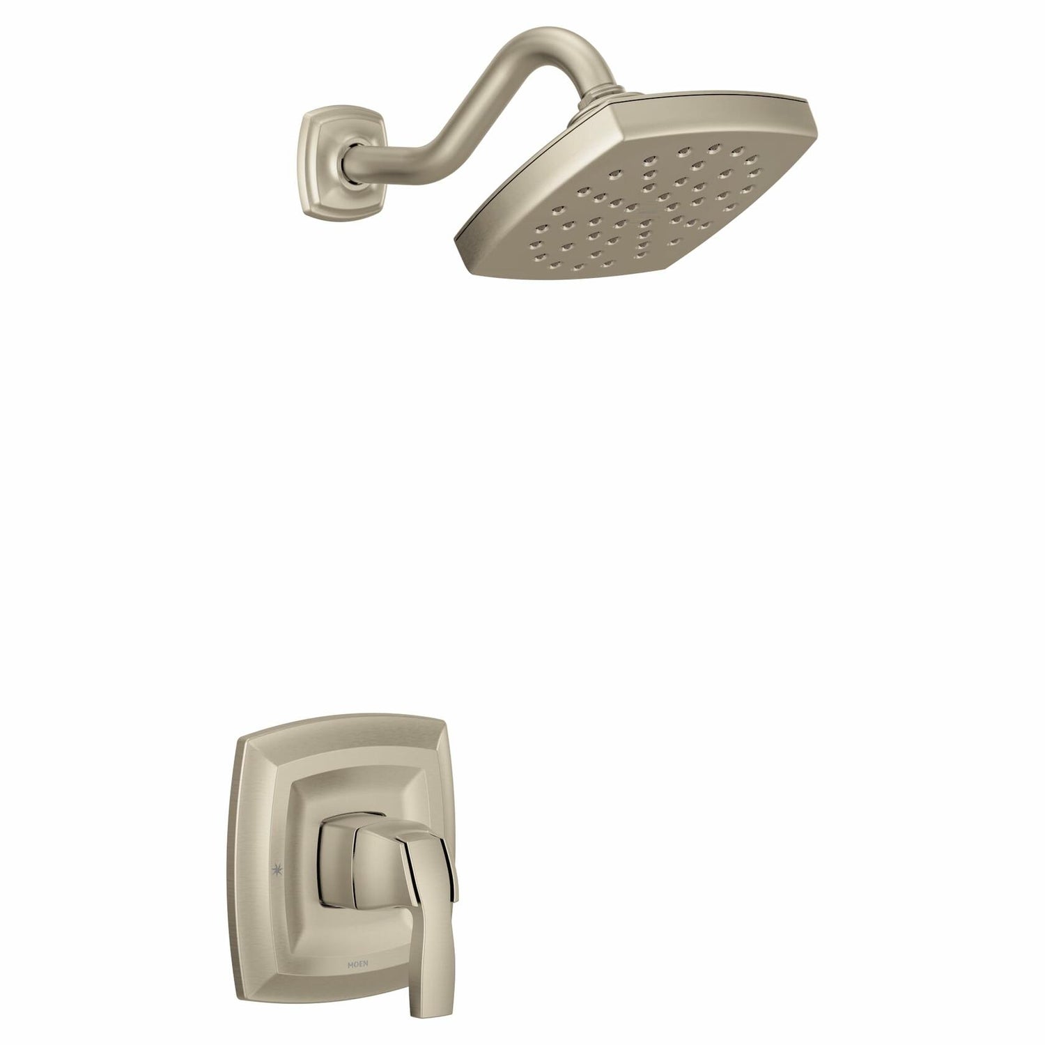 MOEN Voss UT3692BN M-CORE 3-Series 1-Handle Shower Trim Kit in Brushed Nickel (Valve Required)