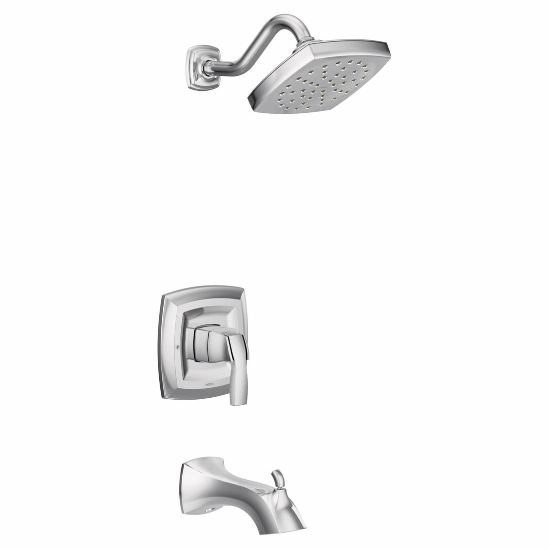 MOEN Voss UT3693 M-CORE 3-Series 1-Handle Tub and Shower Trim Kit in Chrome (Valve Required)