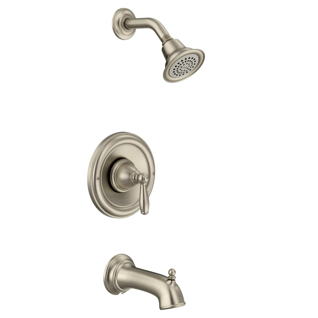 MOEN Brantford T2153EPBN Single-Handle 1-Spray Posi-Temp Tub and Shower Faucet Trim Kit in Brushed Nickel (Valve Not Included)