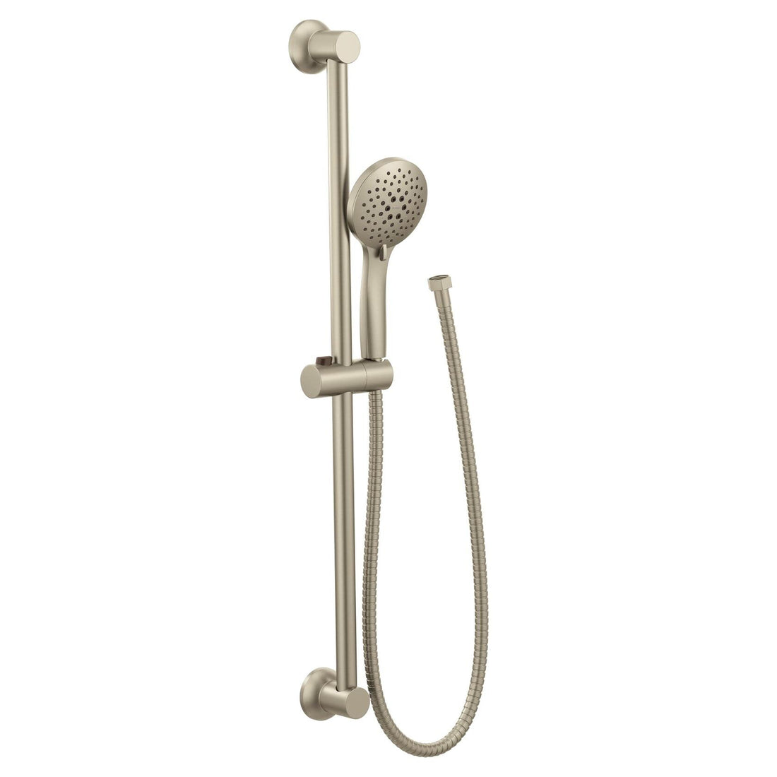 MOEN 3558EPBN 5-Spray 30 in. Eco-Performance Wall Bar with Handheld Shower in Brushed Nickel