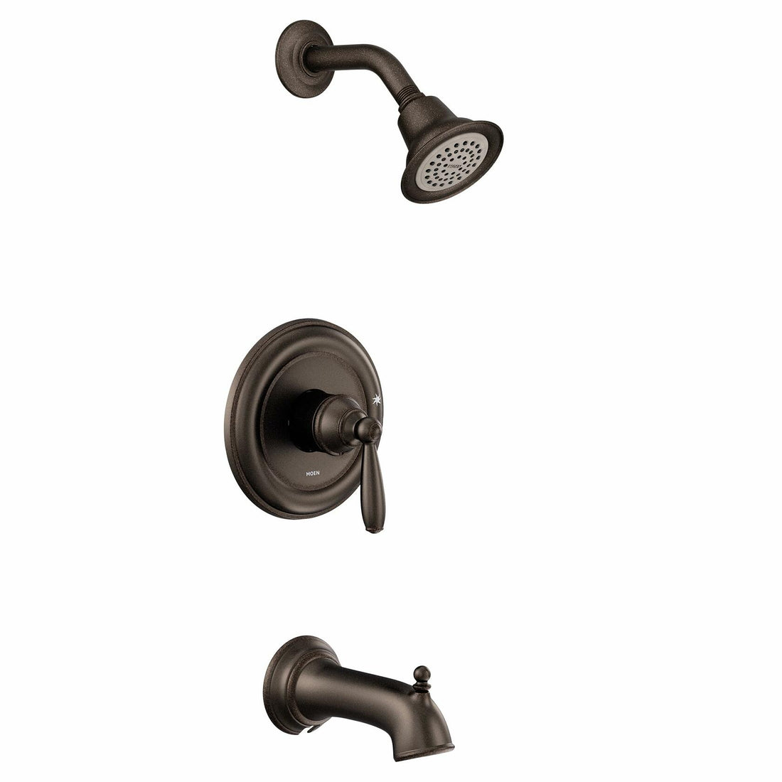 MOEN Brantford UT2153EPORB M-CORE 2-Series 1-Handle Tub and Shower Trim Kit in Oil Rubbed Bronze (Valve Required)