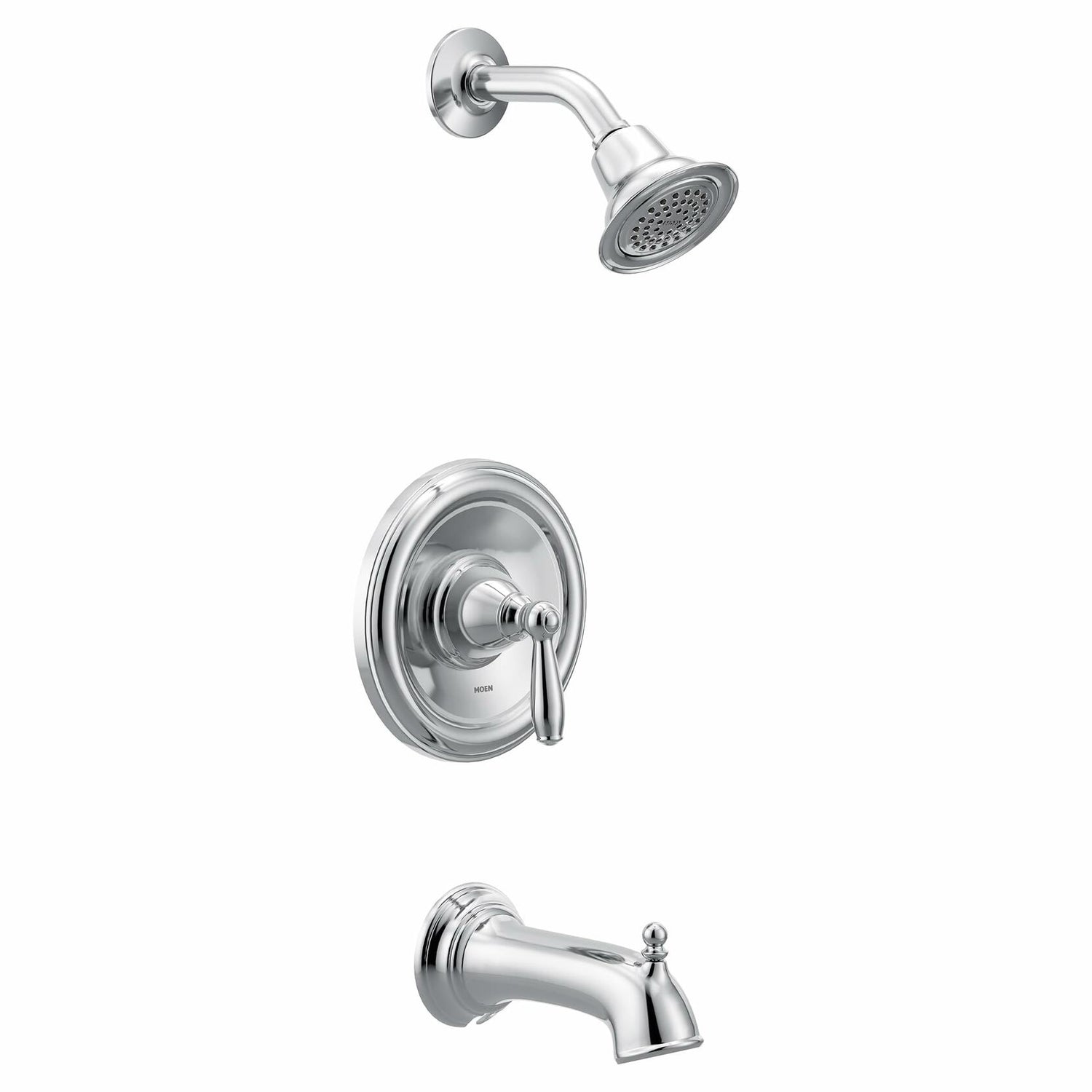 MOEN Brantford T2153 Posi-Temp Pressure Balancing Tub and Shower Trim Kit in Chrome (Valve Required)
