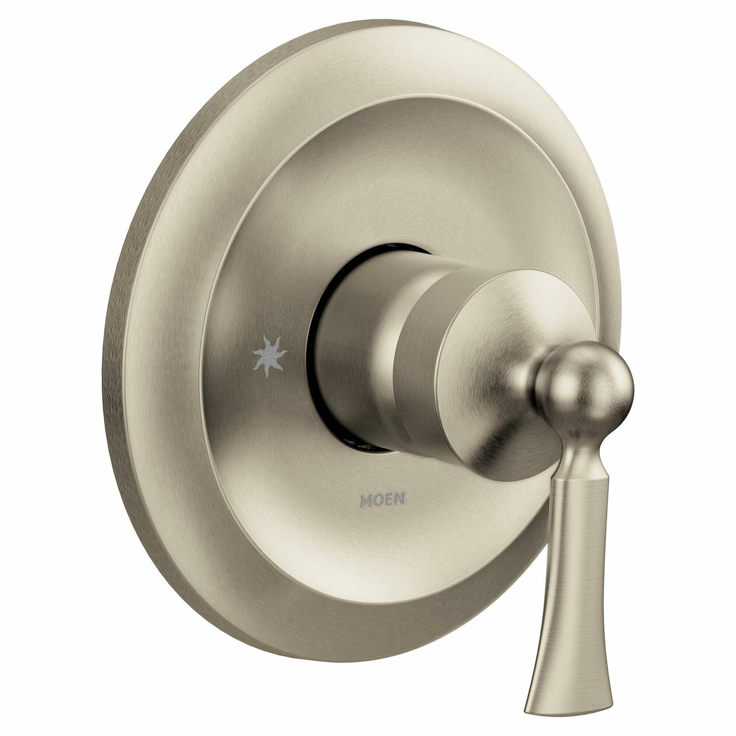 MOEN Wynford UT35501BN M-CORE 3-Series 1-Handle Valve Trim Kit in Brushed Nickel (Valve Required)