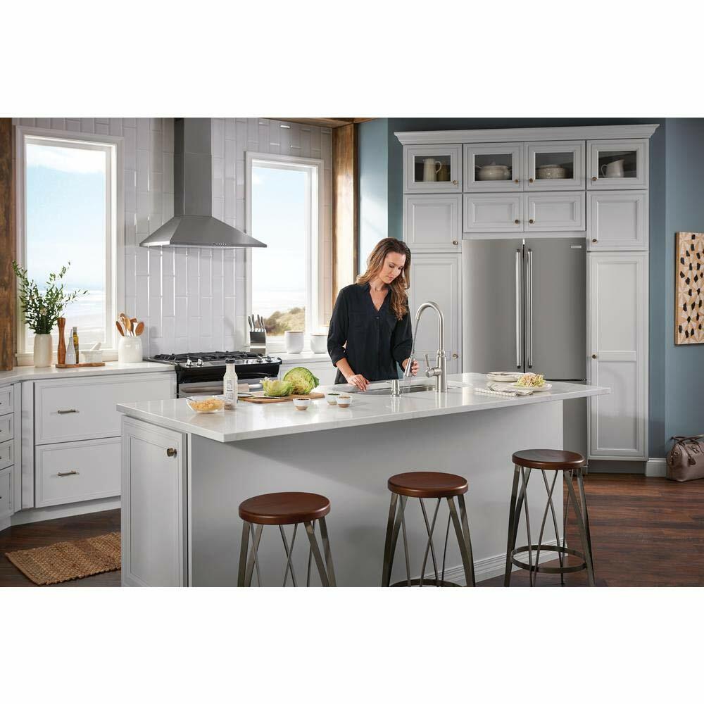 MOEN Coretta 87997SRS Single-Handle Pull-Down Sprayer Kitchen Faucet with Reflex and Power Boost in Spot Resist Stainless