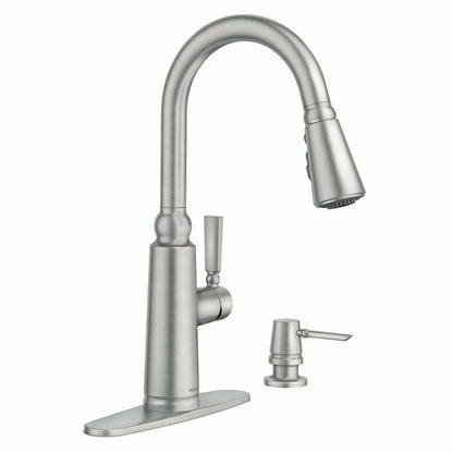 MOEN Coretta 87997SRS Single-Handle Pull-Down Sprayer Kitchen Faucet with Reflex and Power Boost in Spot Resist Stainless