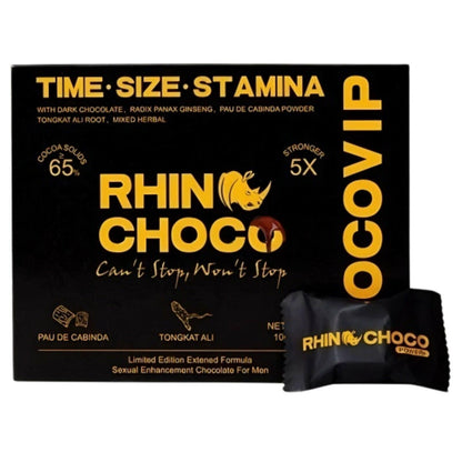 Rhino Choco for Men – Ultimate Power Source &amp; 5x Stronger Pau De Cabinda Powder