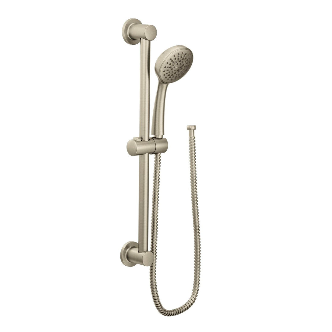 MOEN 3868EPBN 1-Spray Eco-Performance 4 in. Hand Shower with Slide Bar in Brushed Nickel