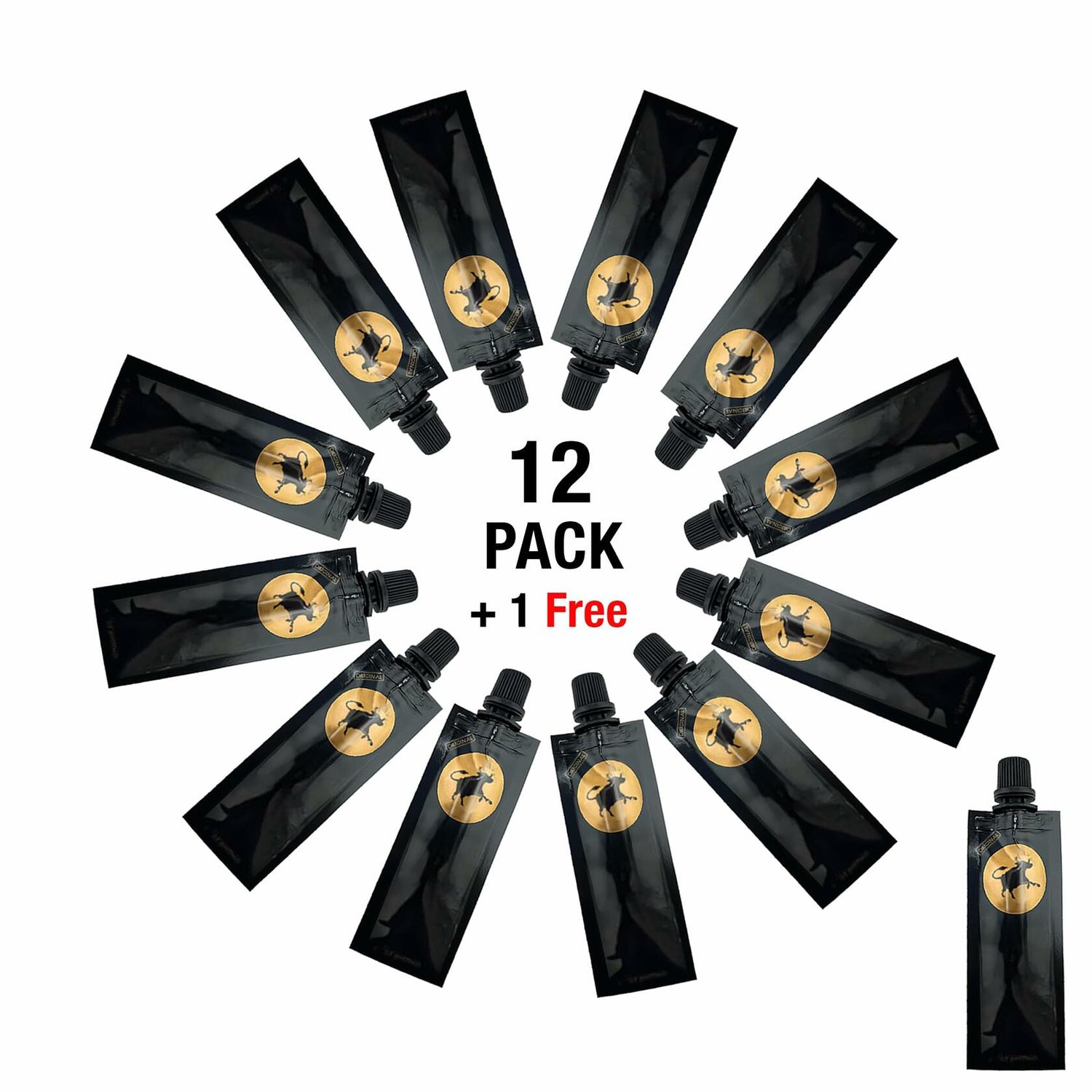 12 Pack Male Honey Packs for Energy and Workouts