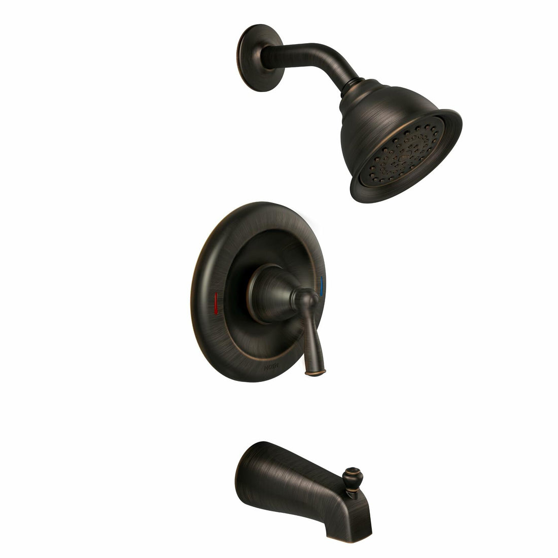 MOEN Banbury 82910BRB Single-Handle Tub and Shower Trim Kit Mediterranean Bronze (Valve Included)