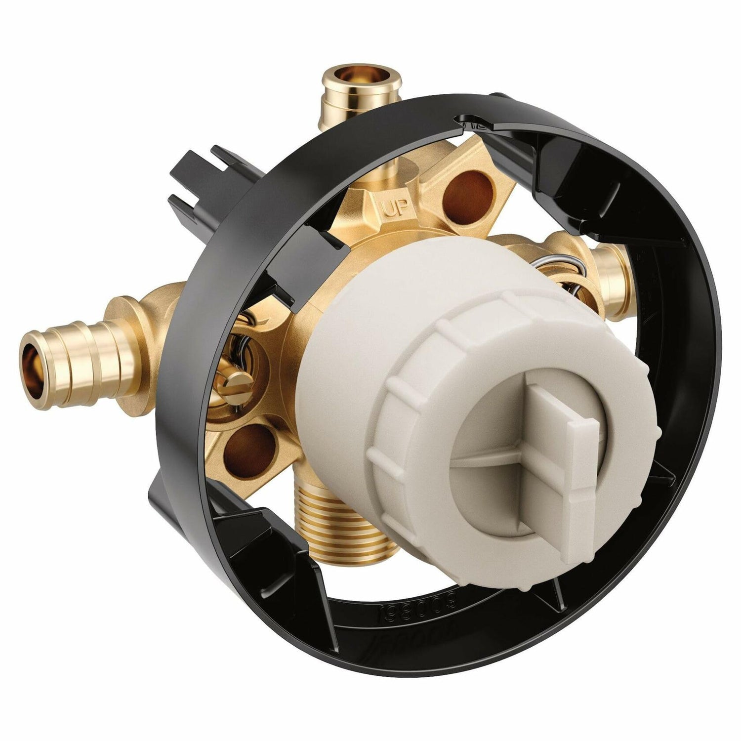 MOEN U140CXS M-CORE 4 Port Tub and Shower Mixing Valve with Cold Expansion PEX Connections and Stops