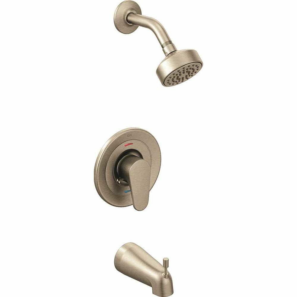 MOEN Cleveland Faucet Group 46301CBNGR Tub and Shower Faucets in Brushed Nickel