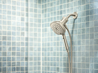 MOEN Verso 220H5BN 5-inch Handheld Infiniti Dial Showerhead in Brushed Nickel