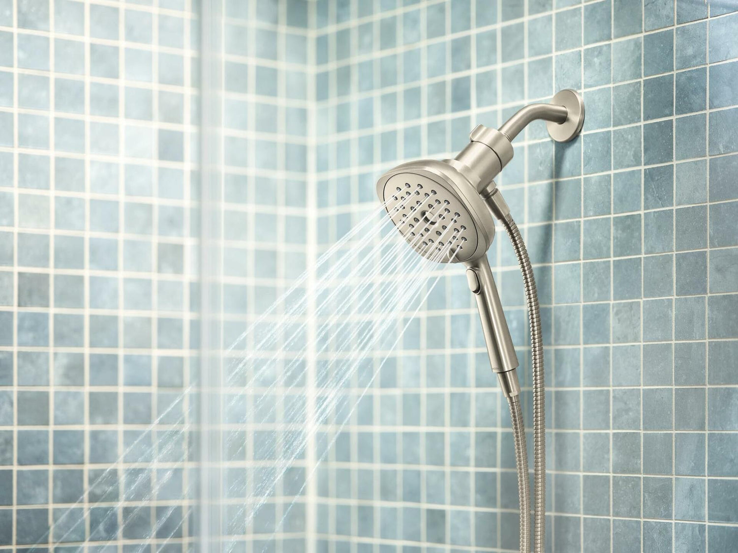 MOEN Verso 220H5BN 5-inch Handheld Infiniti Dial Showerhead in Brushed Nickel