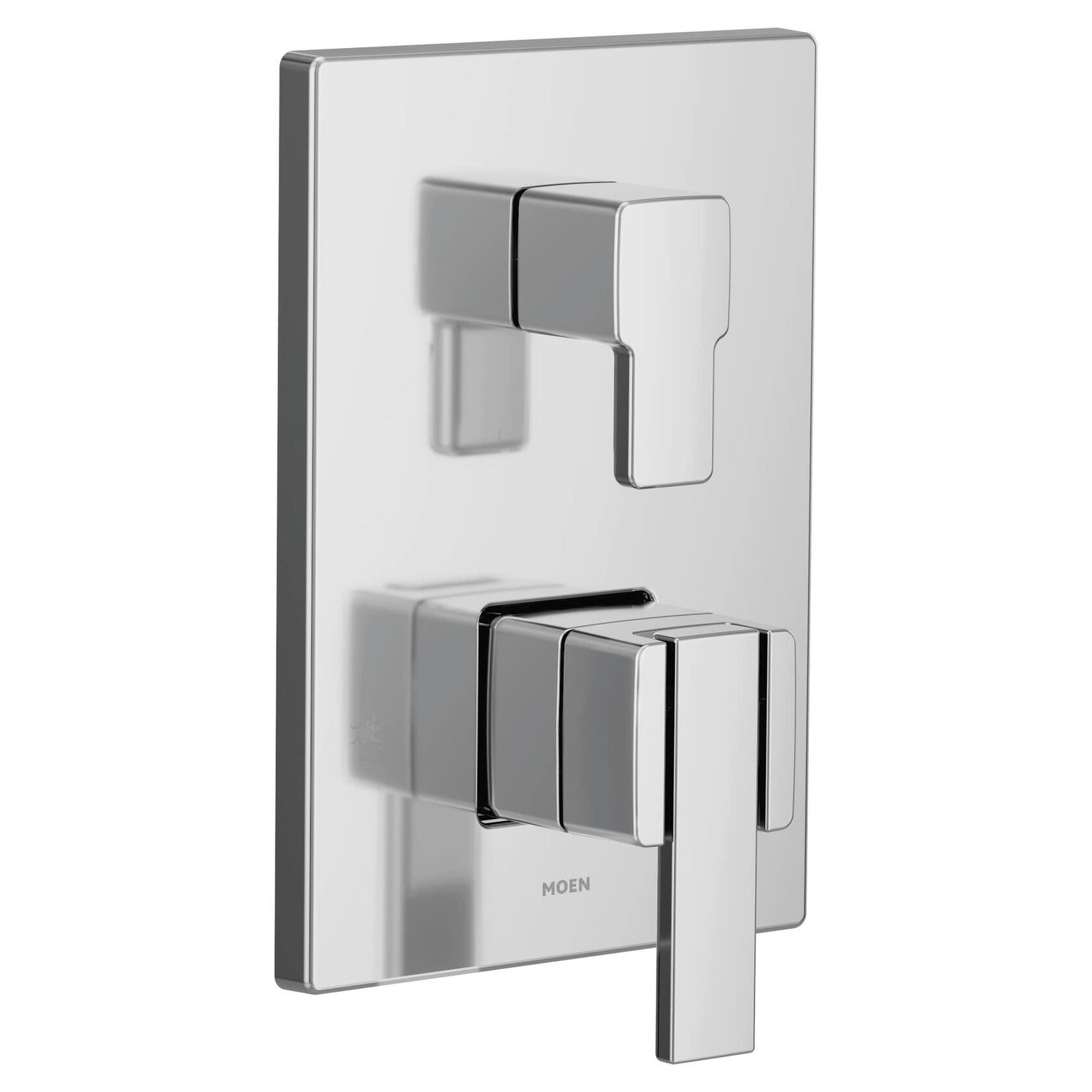 MOEN 90 Degree UTS9011 M-CORE 3-Series 2-Handle Shower Trim in Chrome (Valve Required)