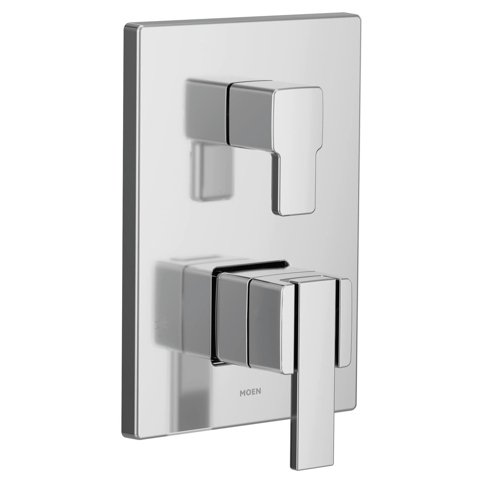 MOEN 90 Degree UTS9011 M-CORE 3-Series 2-Handle Shower Trim in Chrome (Valve Required)