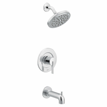 MOEN Cia T2263EP 1-Handle Wall Mounted Tub and Shower Trim Kit with Spout in Chrome (Valve Required)