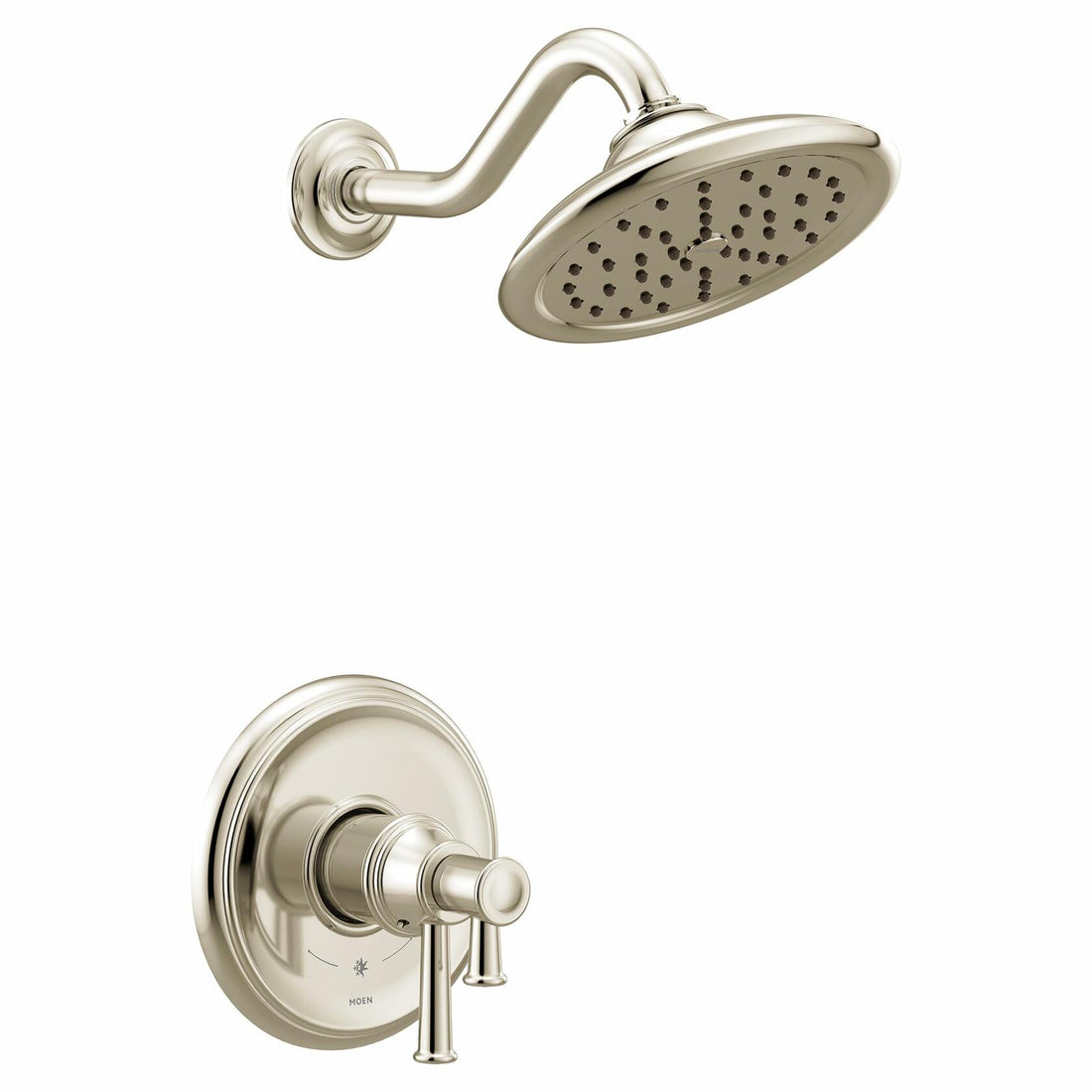 MOEN Belfield UT4312EPNL M-CORE 4-Series Thermostatic Tub and Shower Trim in Polished Nickel (Valve Required)