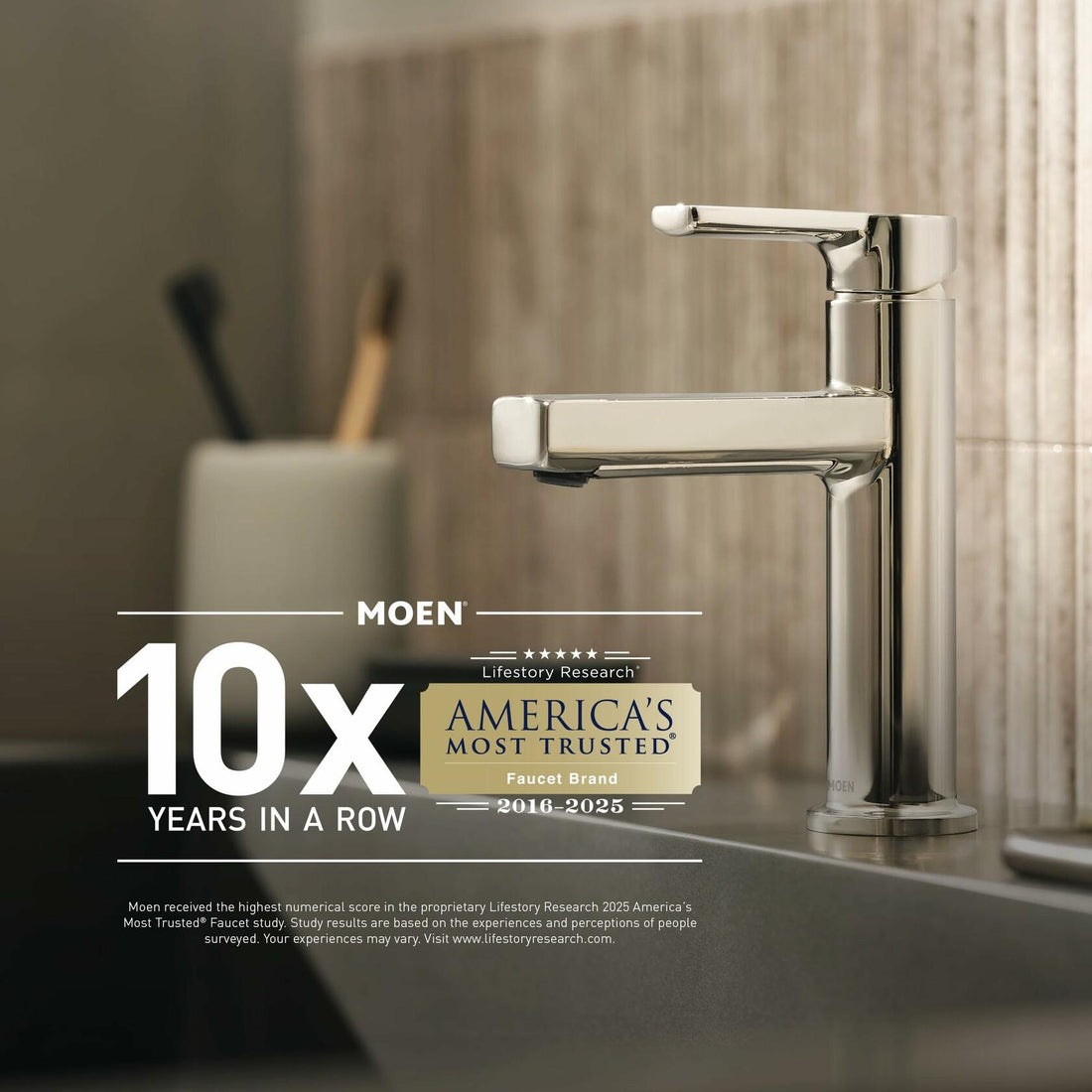 MOEN 164927NL Replacement 4-Function Eco-Performance Handheld Showerhead in Polished Nickel