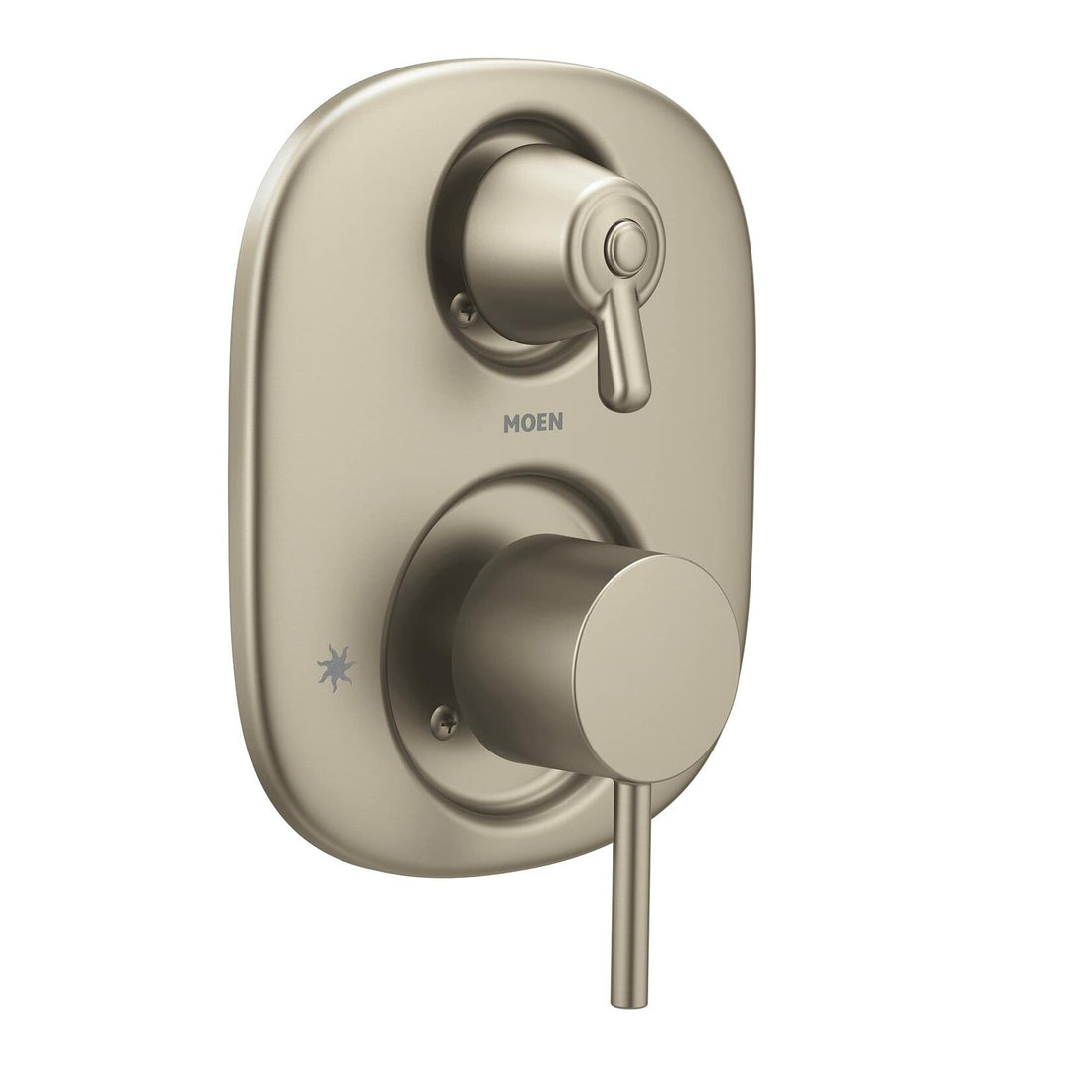 MOEN Align T3290BN 2-Handle Moentrol Transfer Valve Trim Kit in Brushed Nickel (Valve Required)