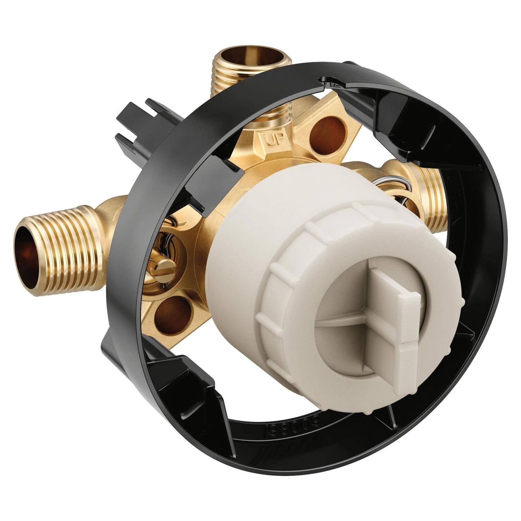 MOEN U130CIS M-CORE 3 Port Shower Rough-In Brass Mixing Valve with CC/IPC Connections and Stops