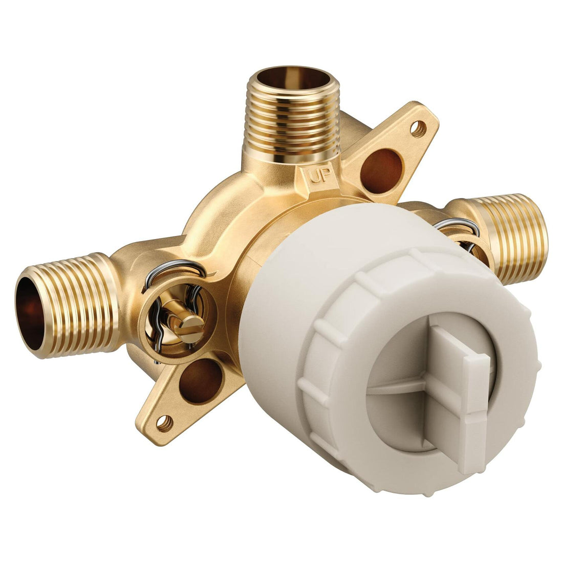 MOEN U130CIS M-CORE 3 Port Shower Rough-In Brass Mixing Valve with CC/IPC Connections and Stops