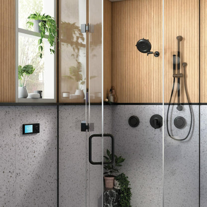MOEN Mosaic TS1422BL 5.38 in. Body Jet with Adjustable Angle in Matte Black