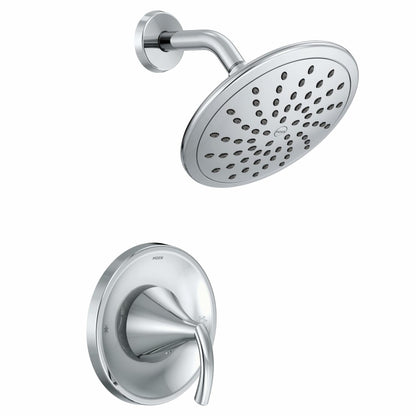 MOEN Glyde T2842EP One-Handle Single Function 8-in Round Shower Faucet in Chrome