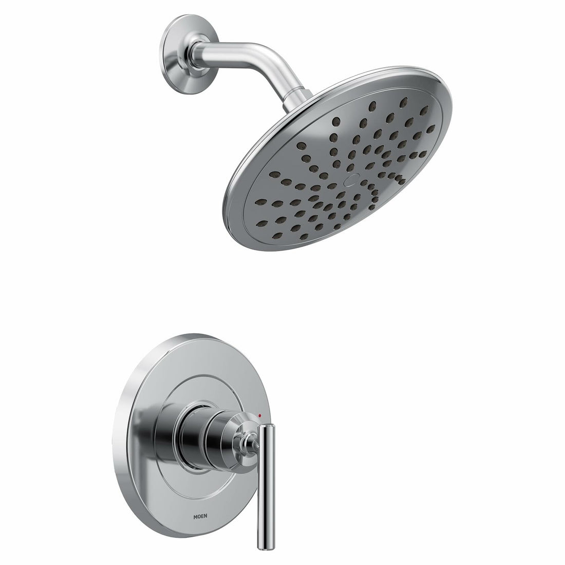 MOEN Gibson UT3002EP One-Handle Single Function 8-Inches Round Shower Faucet in Chrome
