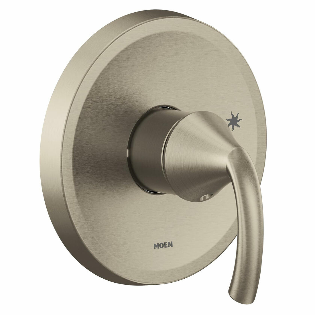MOEN Glyde UT2741BN Pressure Balanced Valve Trim with Single Lever Handle in Brushed Nickel (Valve Required)