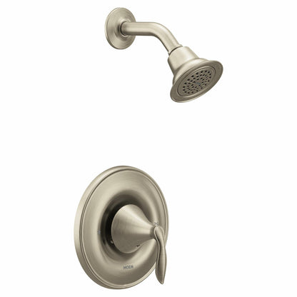 MOEN Eva T2132EPBN One-Handle Posi-Temp Shower Trim Kit in Brushed Nickel (Valve Required)
