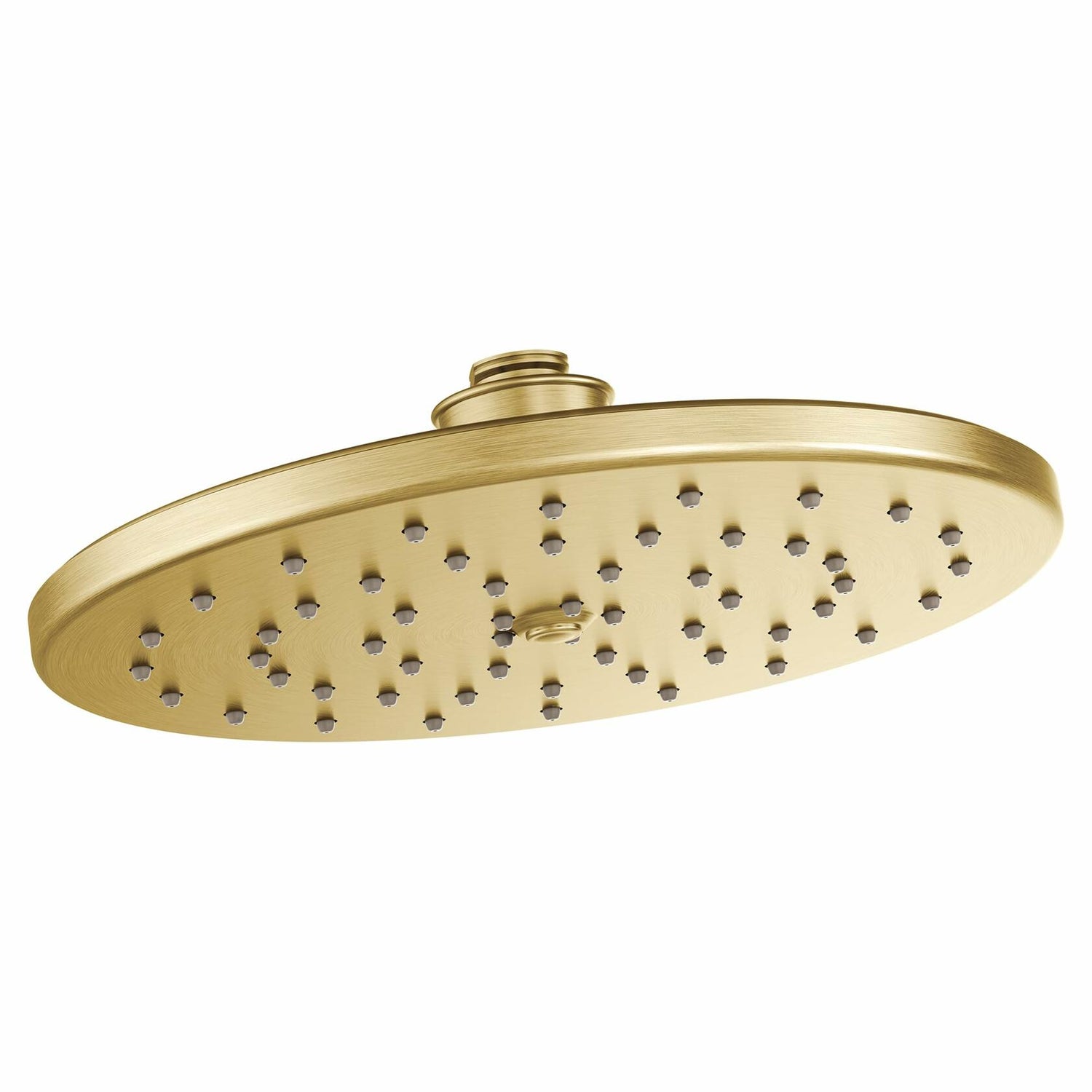 MOEN Waterhill S112BG 10-Inch Single Function Rainshower Showerhead with Immersion Rainshower Technology in Brushed Gold
