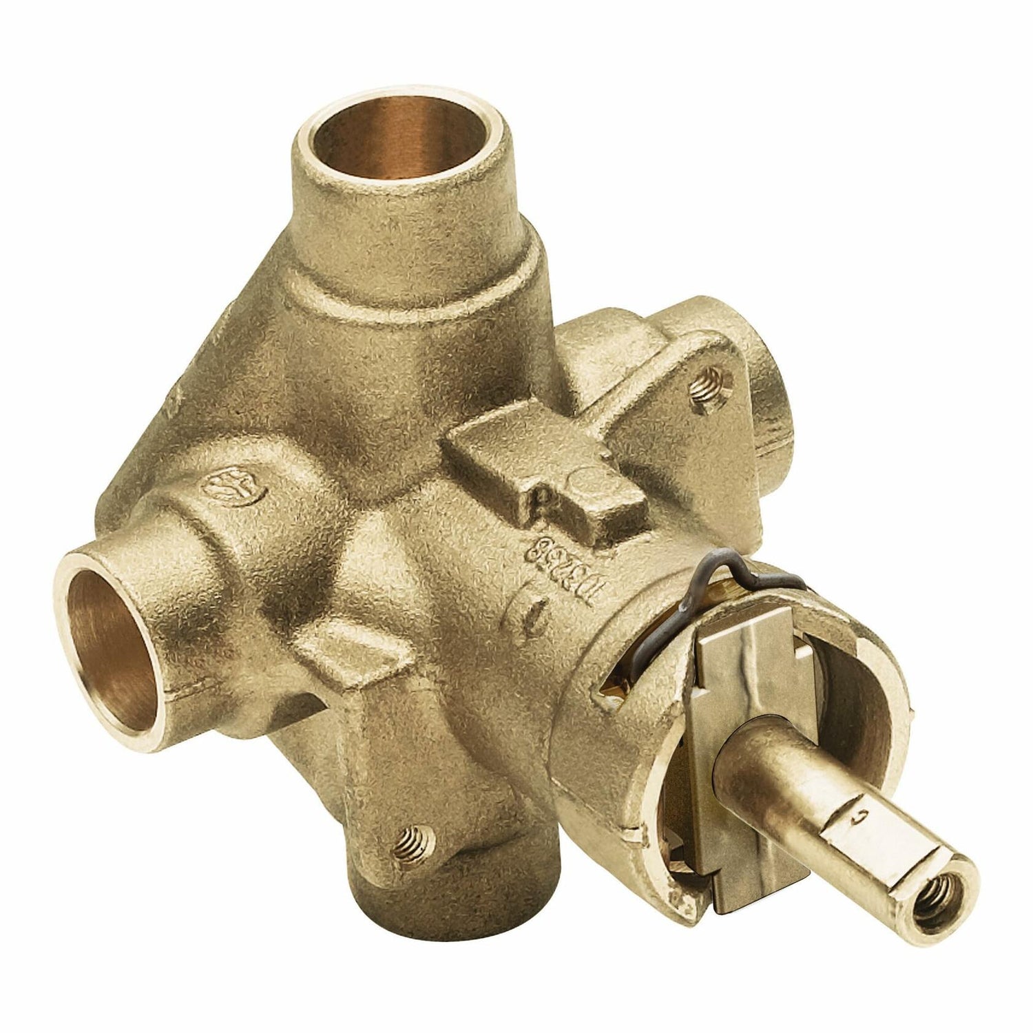 MOEN 8370HD Brass Rough-In Posi-Temp Pressure-Balancing Cycling Tub and Shower Valve - 1/2 in. CC Connection