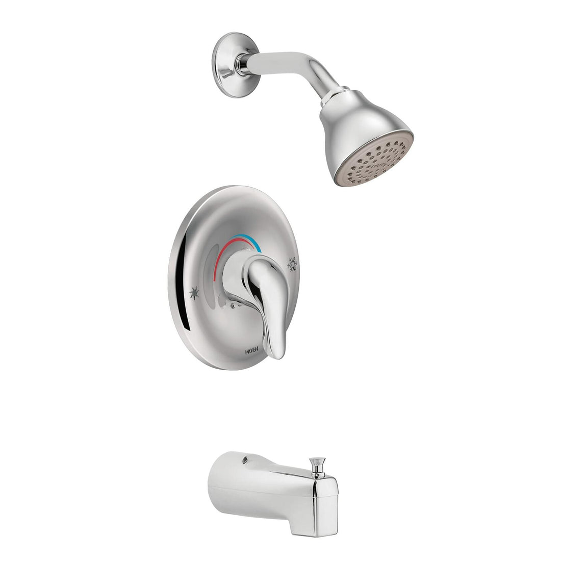 MOEN Chateau TL183 Posi-Temp Pressure Balanced Tub and Shower Trim in Chrome (Valve Required)