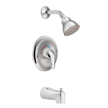 MOEN Chateau TL183 Posi-Temp Pressure Balanced Tub and Shower Trim in Chrome (Valve Required)