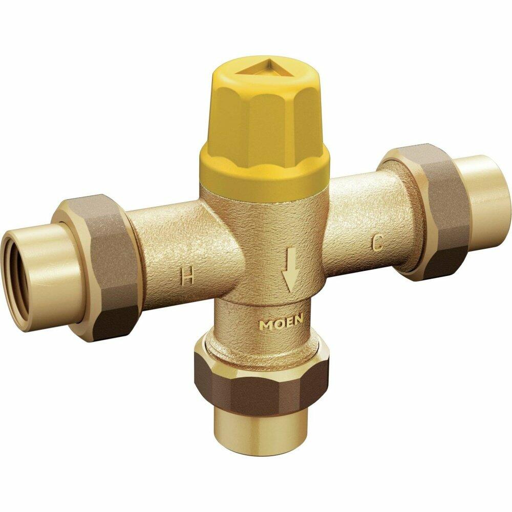 MOEN 104451 Mixing Tee with 1/2" FIP or 3/8" Compression Fittings