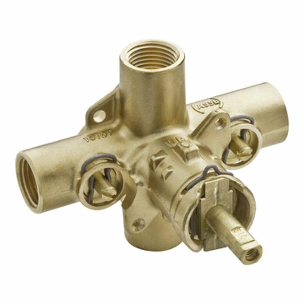MOEN 8372HD Commercial 1/2 Inch IPS Posi-Temp Pressure Balancing Rough-In Valve (With Stops)