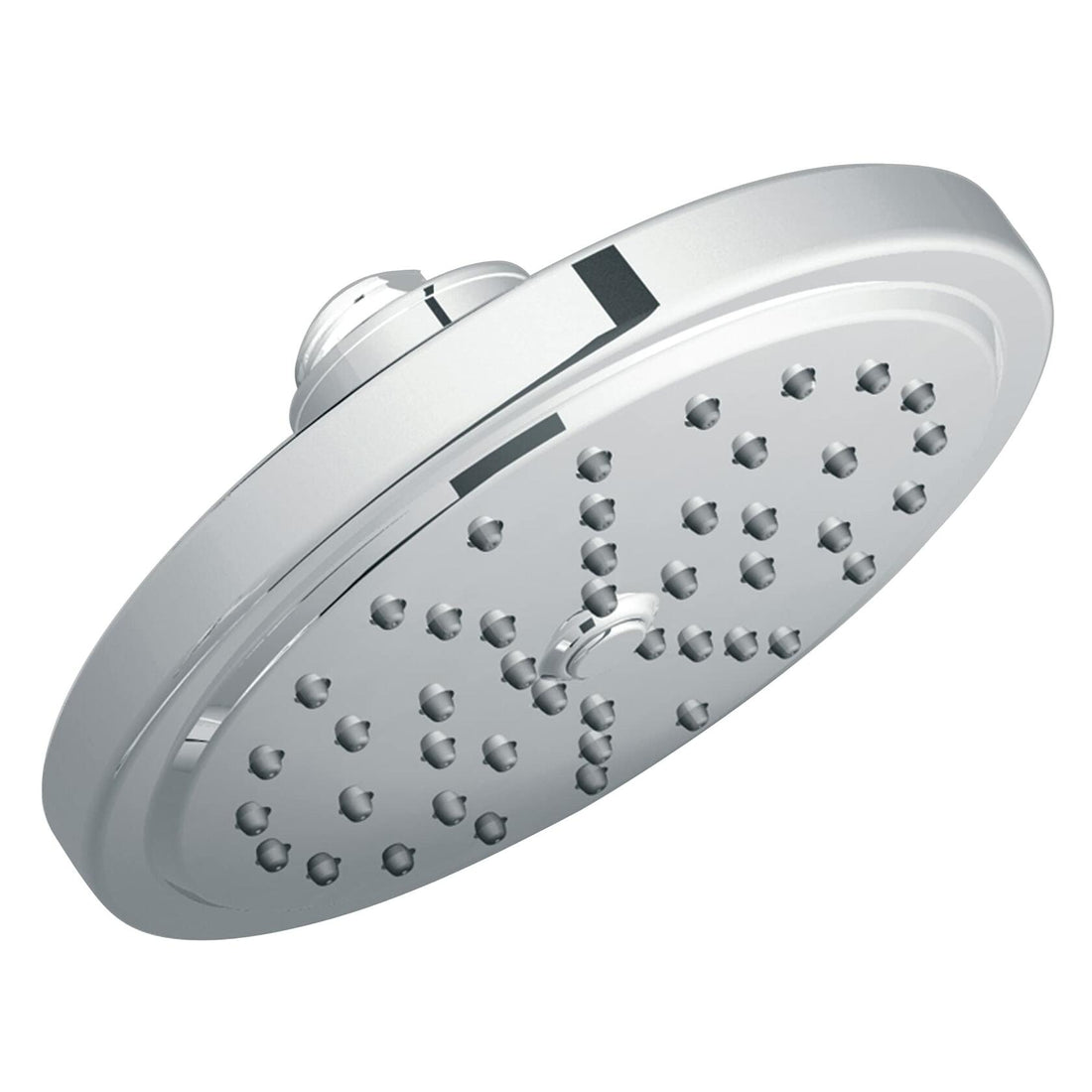 MOEN S176 One-Spray Pattern with 2.5 GPM 6.75 in. Wall Mount Fixed Shower Head in Chrome