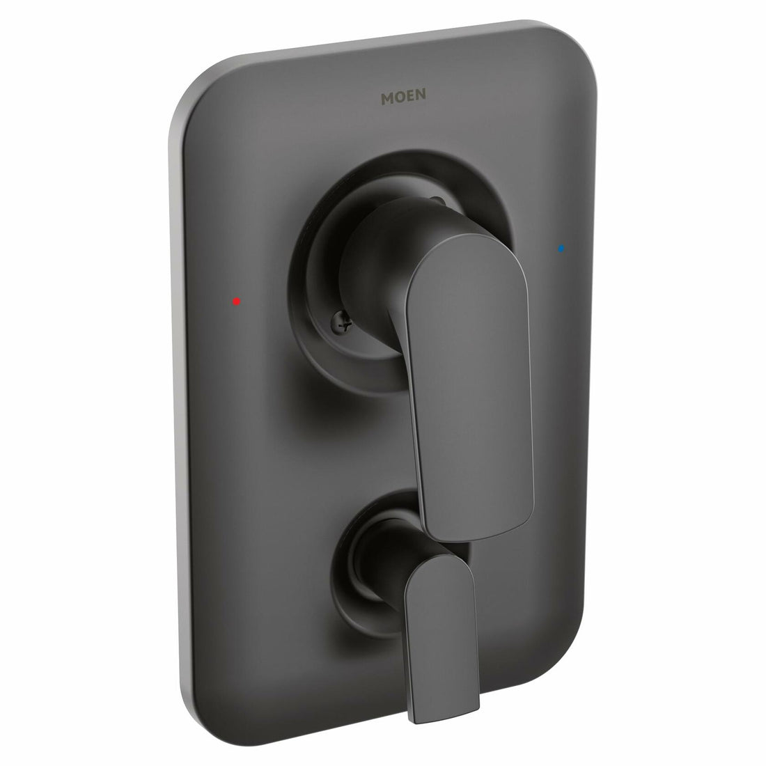 MOEN Rizon T2810BL Posi-Temp with Built-in 3-Function Transfer Valve Trim Kit in Matte Black (Valve Required)
