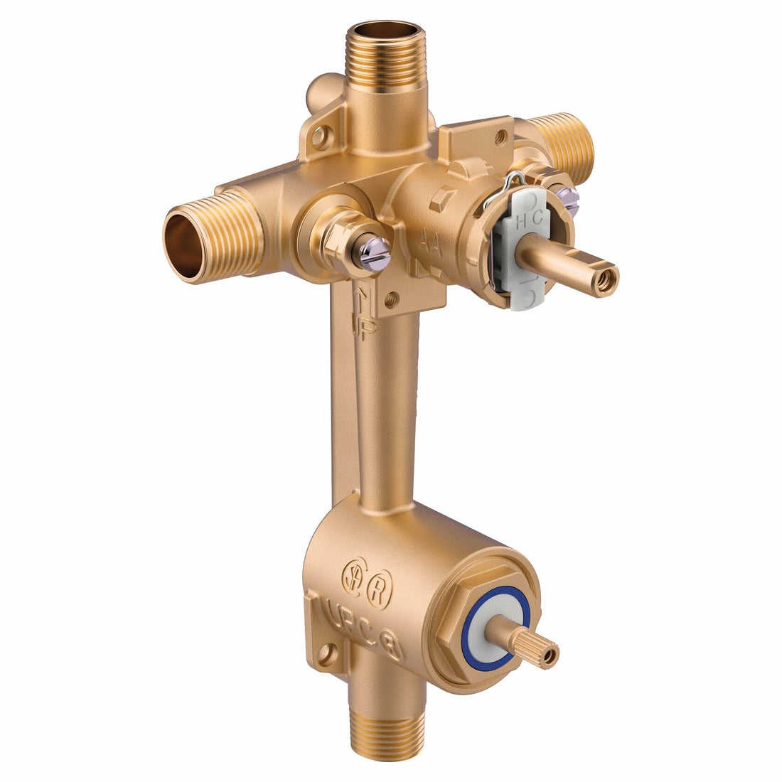 MOEN 2571 Posi-Temp 1/2" IPS Pressure Balance Rough-in Valve with 2 Discreet Function Diverter and service stops