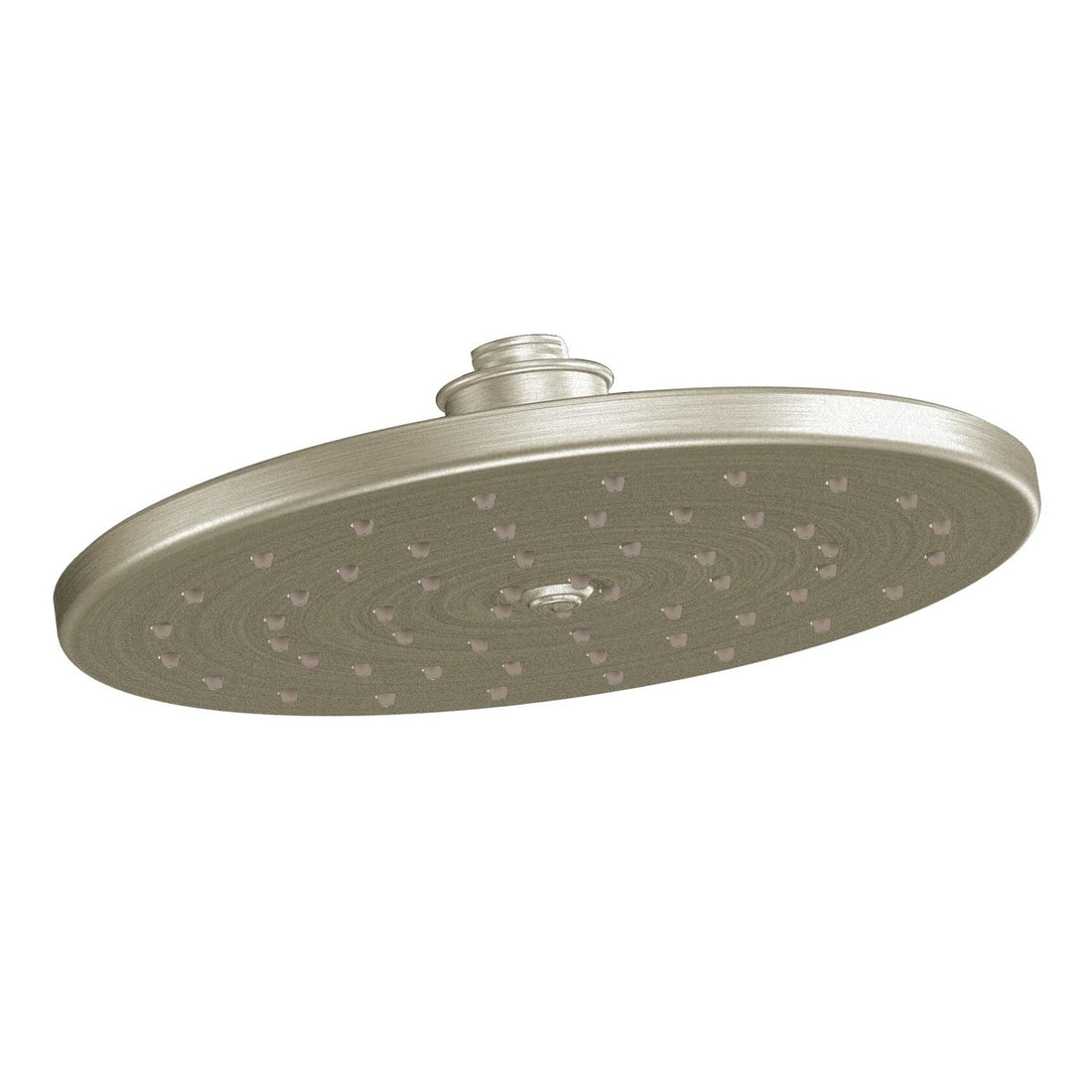 MOEN S112EPBN 1-Spray Pattern with 1.75 GPM 10 in. Wall Mount Fixed Shower Head in Brushed Nickel
