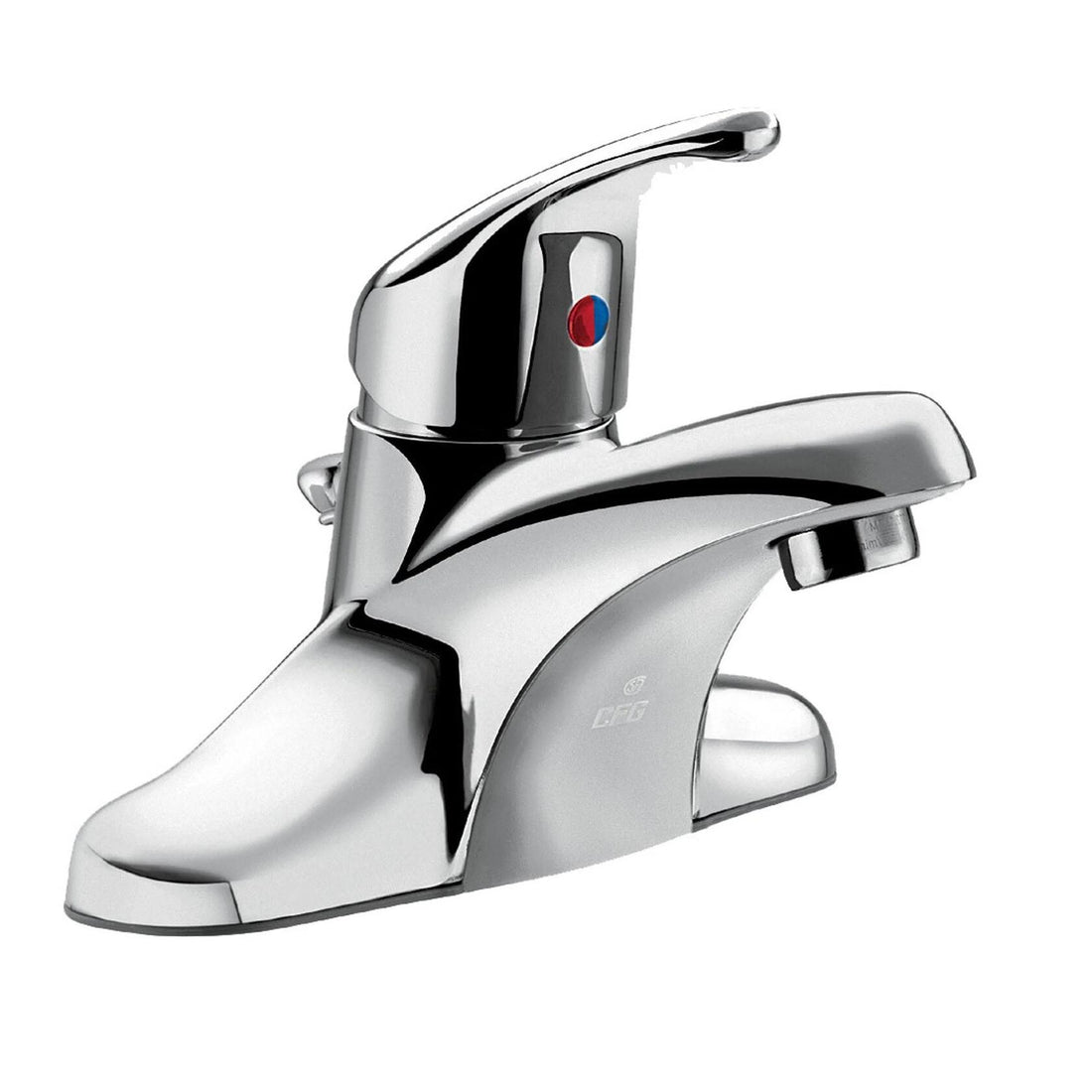 MOEN CFG Cornerstone CA40711 Single-Handle Bathroom Faucet with 50/50 Pop-Up Drain in Chrome