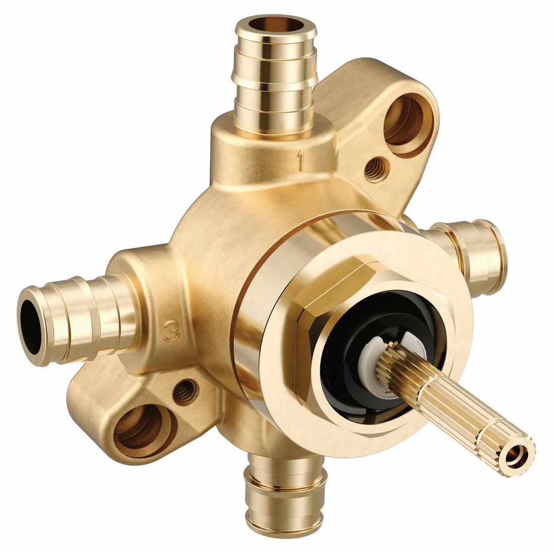 MOEN U231CX M-CORE Brass 1/2 in. 2 or 3 Function Transfer Valve with Cold Expansion PEX Connections